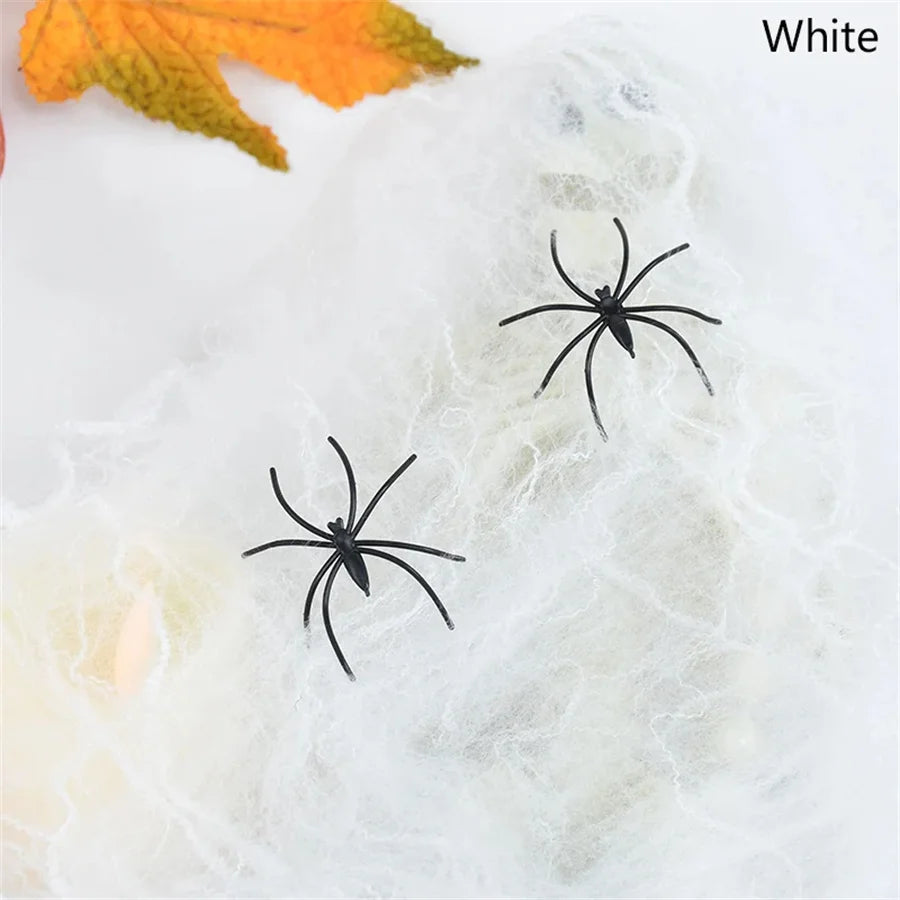 Stretchy Halloween Spider Web Cobweb Decoration