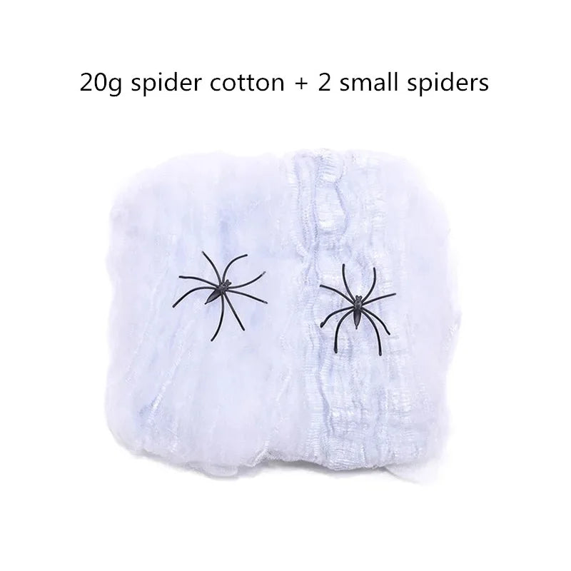 Stretchy Halloween Spider Web Cobweb Decoration